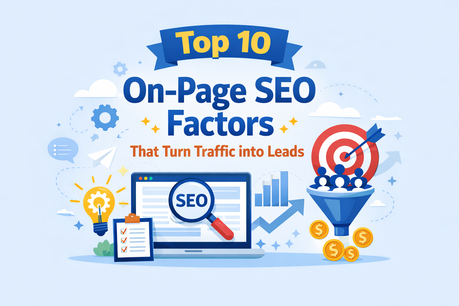 Top 10 On-Page SEO Factors That Turn Traffic into Leads
