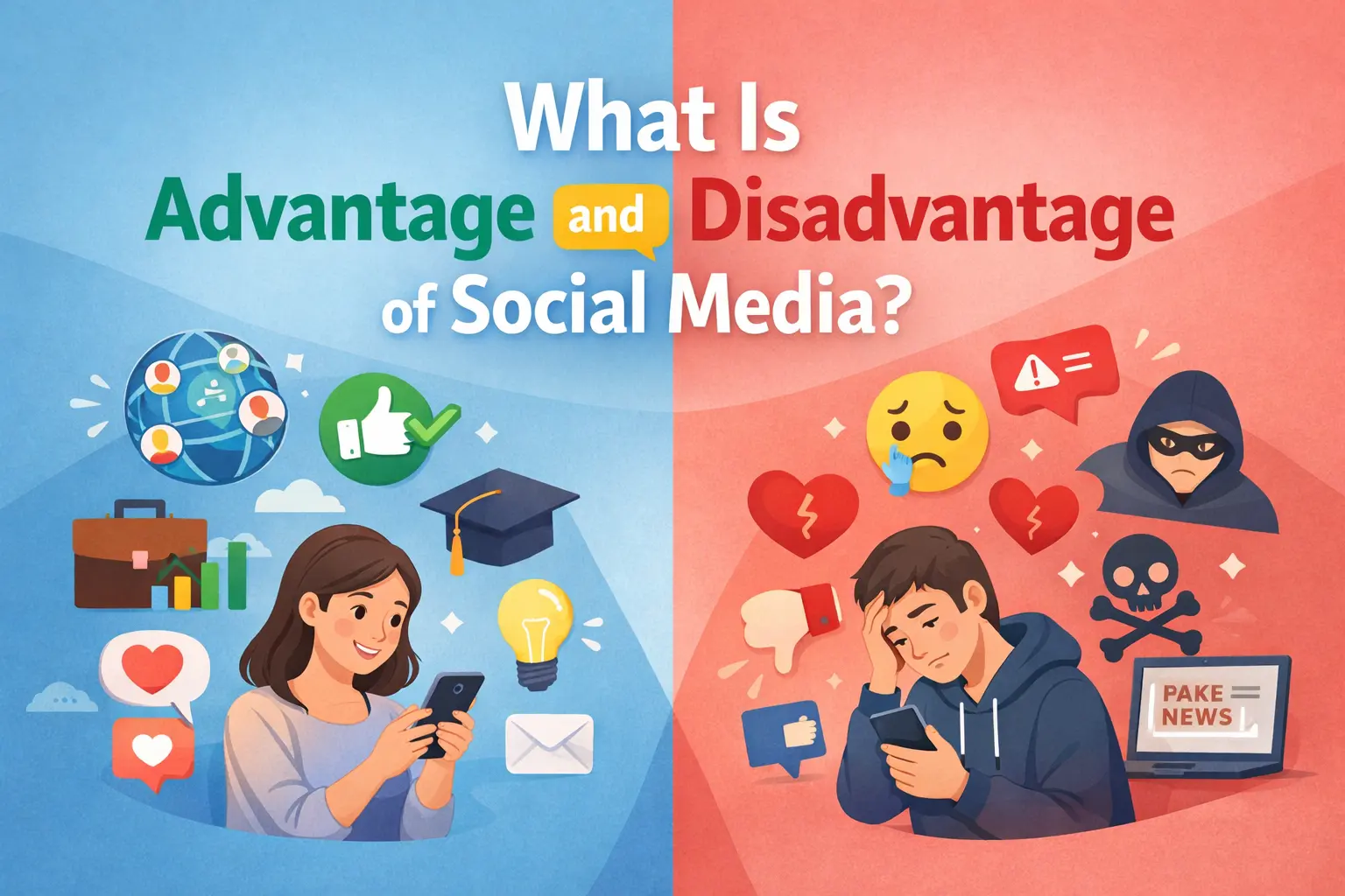 What Is Advantage and Disadvantage of Social Media?