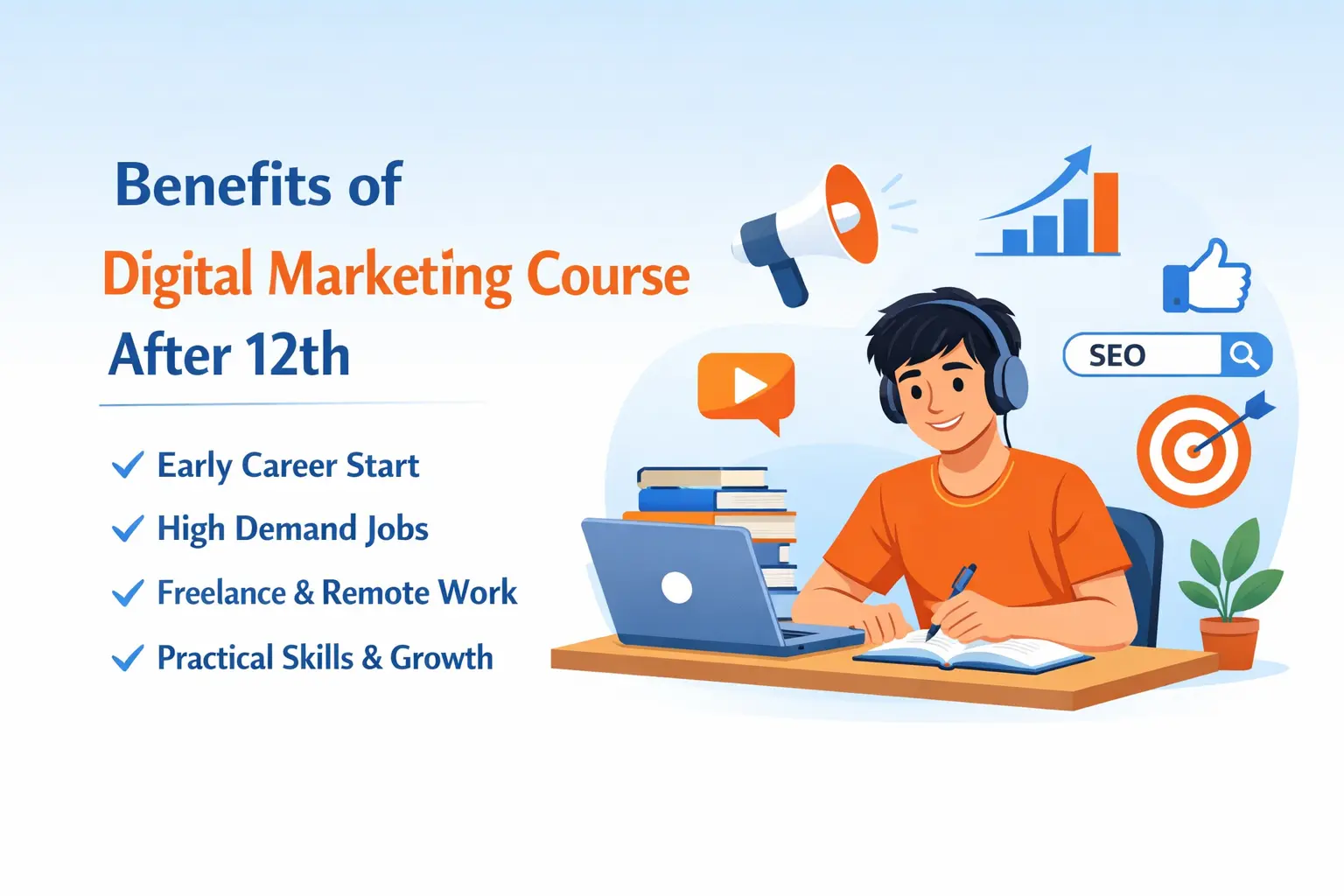 Benefits of Digital Marketing Course After 12th