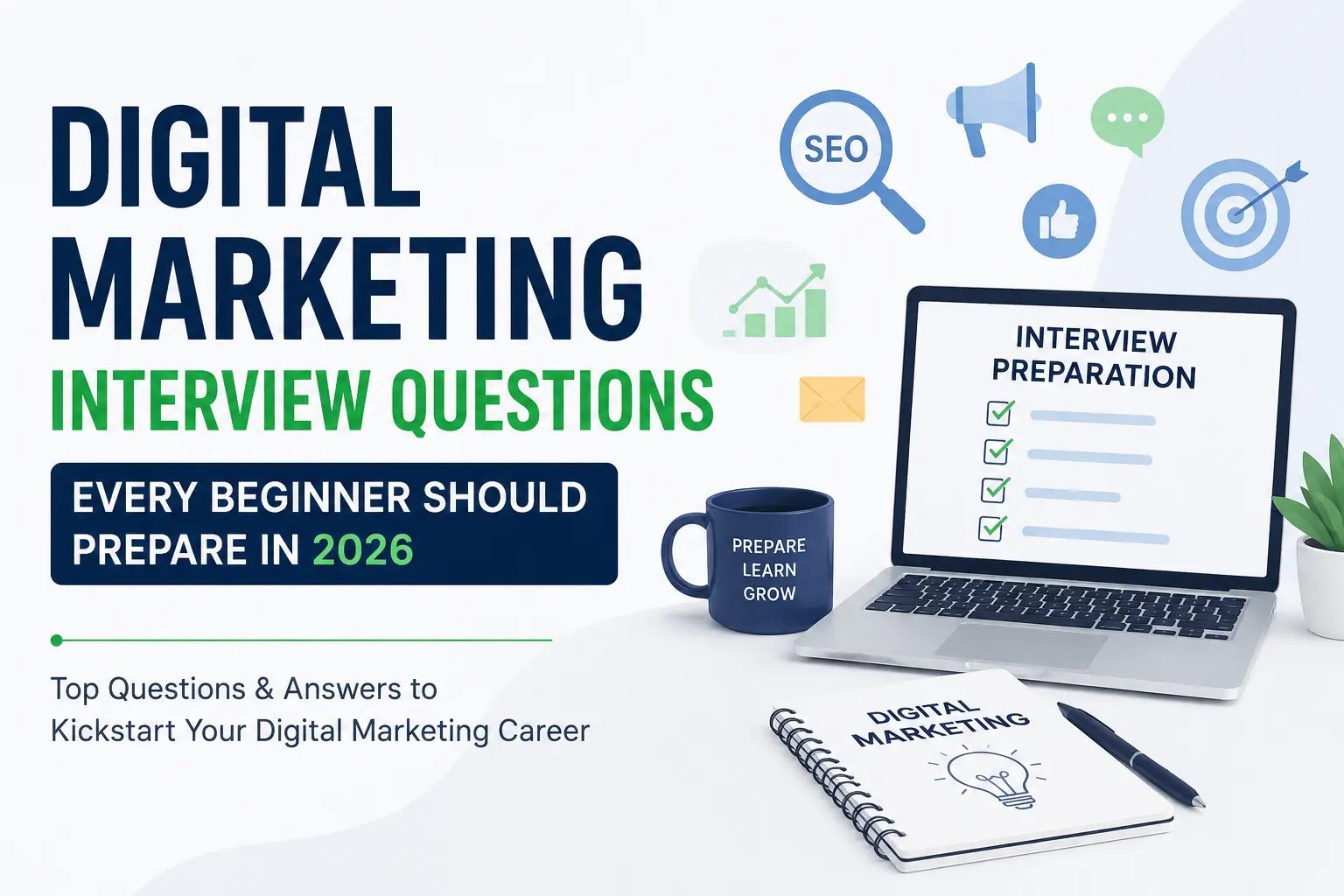Digital Marketing Interview Questions Every Beginner Should Prepare in 2026