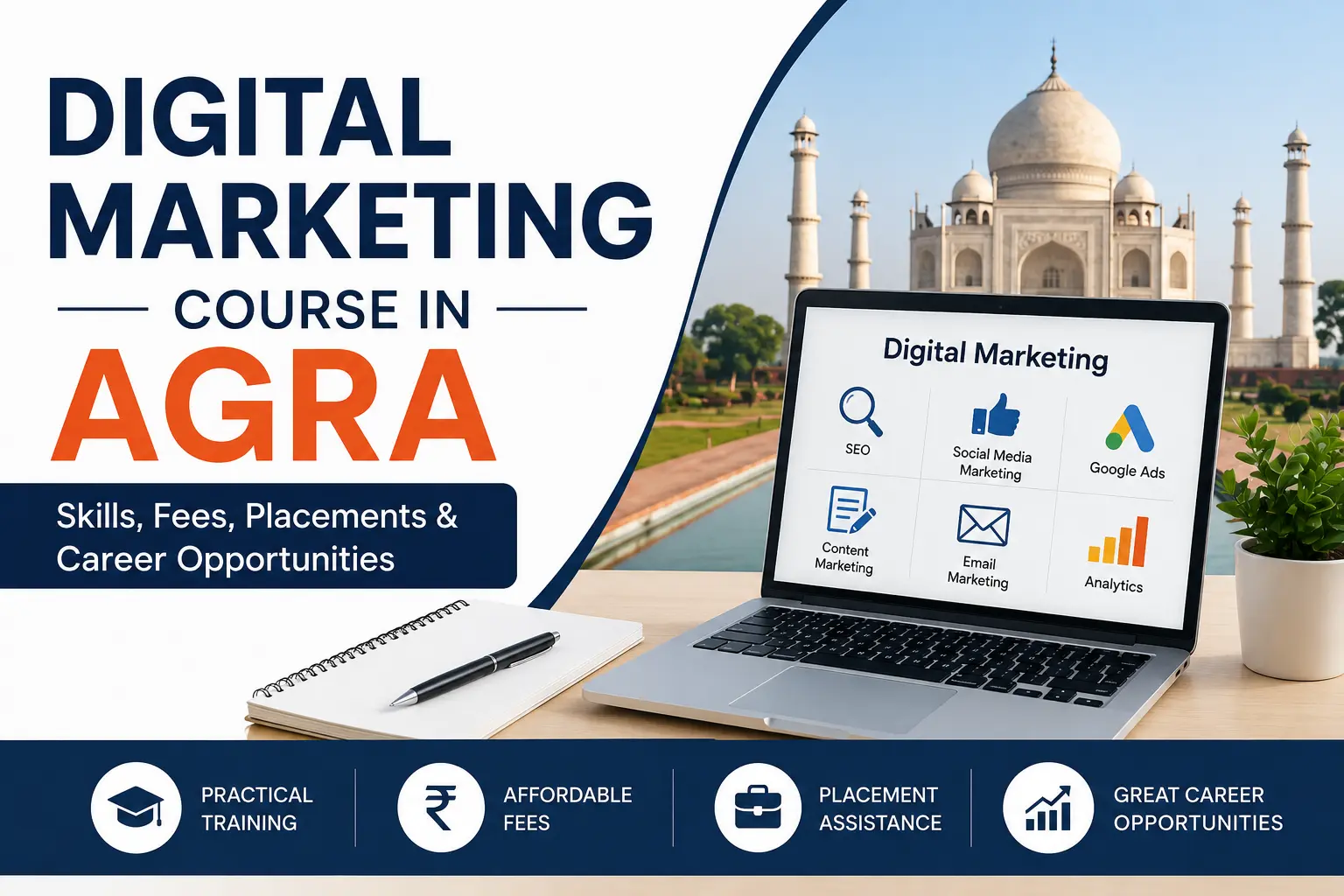 Digital Marketing Course in Agra: Skills, Fees, Placements & Career Opportunities