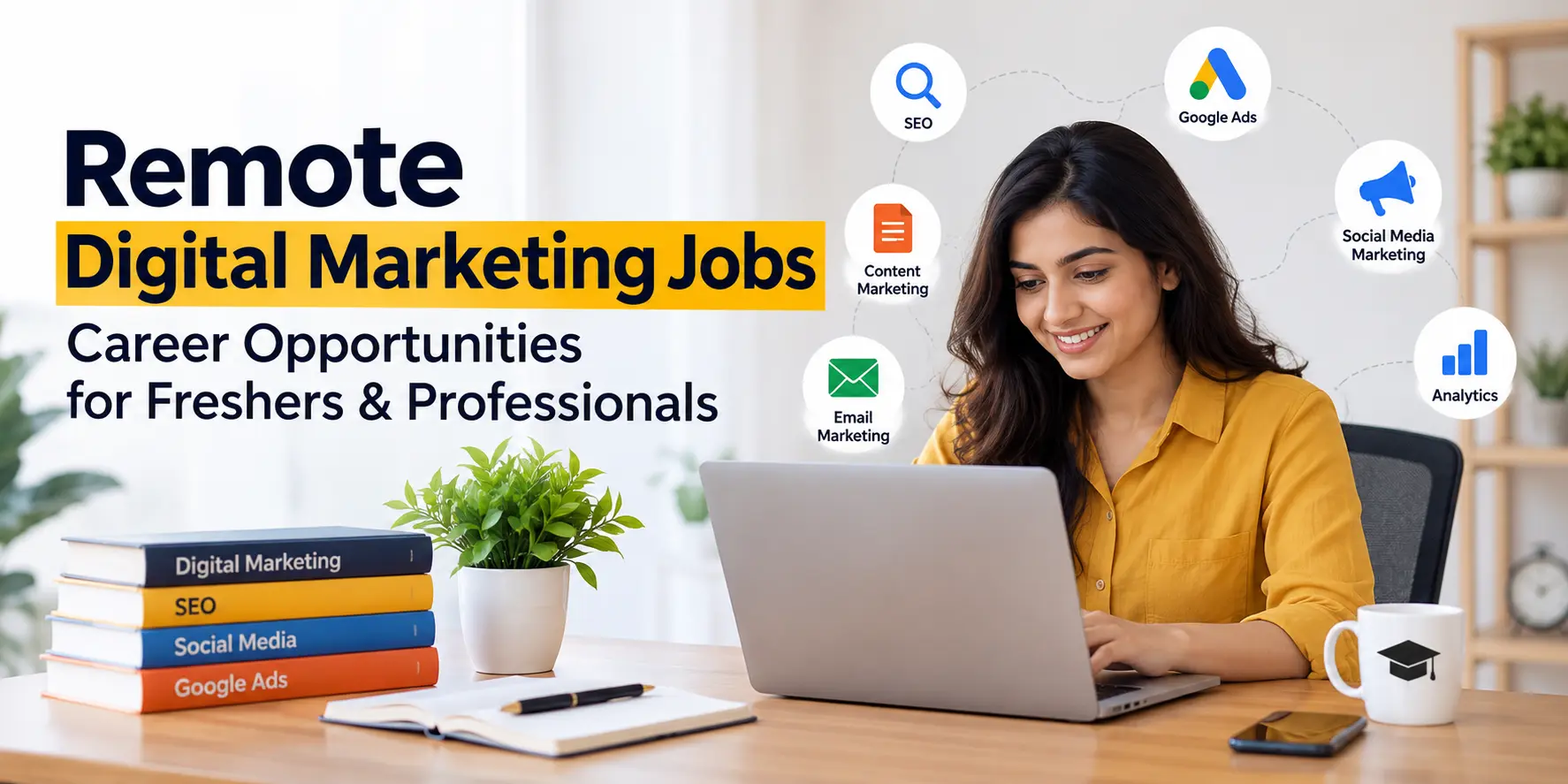 Remote Digital Marketing Jobs: Career Opportunities for Freshers & Professionals